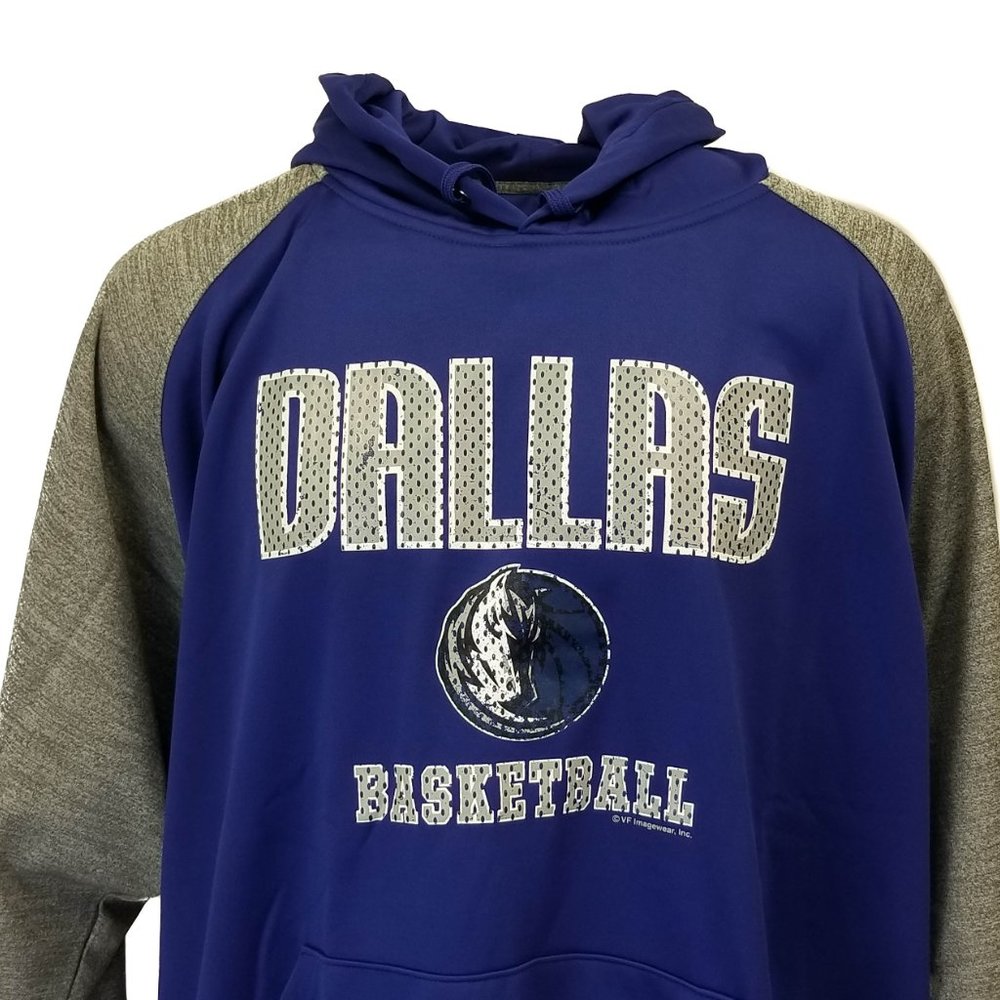 Dallas Mavericks Blue NBA Majestic Pullover Hoodie